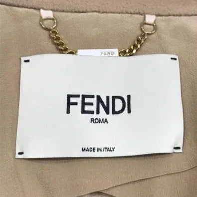 Manteau en soie Fendi