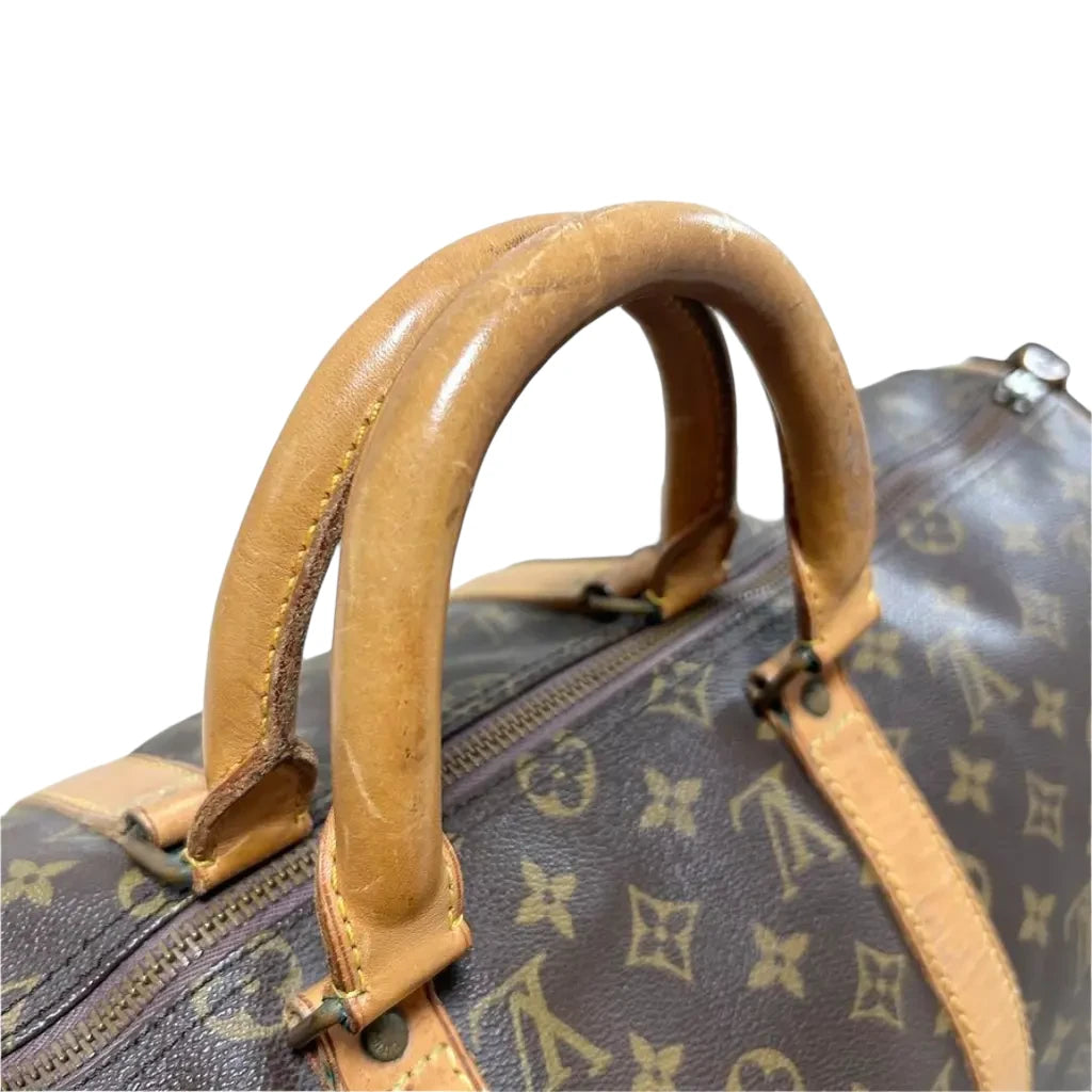 Louis Vuitton Keepall Leather Travel Bag