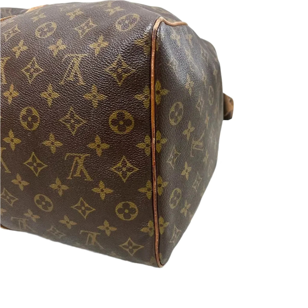 Louis Vuitton Keepall Leather Travel Bag