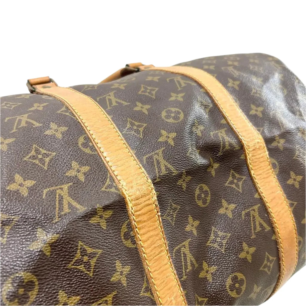 Louis Vuitton Keepall Leather Travel Bag