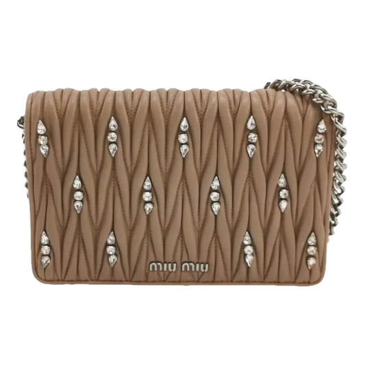 Miu Miu Miu Delice Leather Handbag