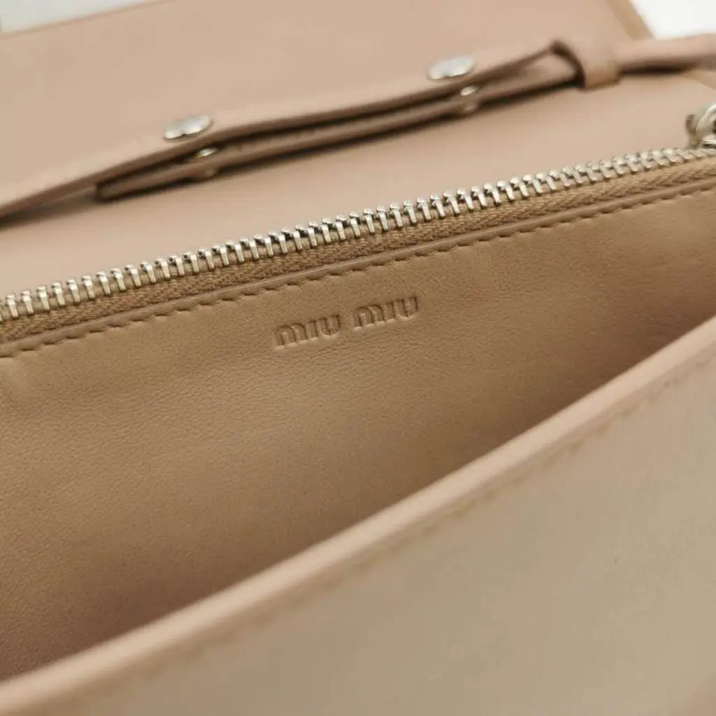 Sac à main en cuir Miu Miu Miu Delice