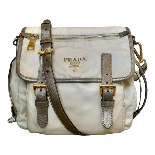 Prada Bibliothèque Leather Handbag